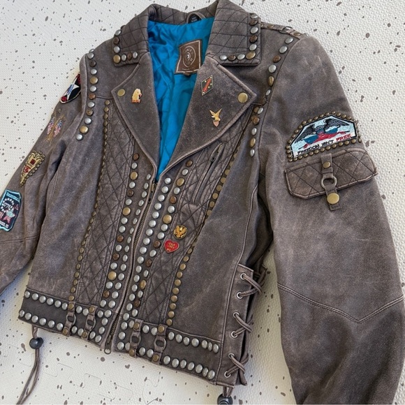 Double D Ranch heritage collection
Land of the free biker motorcycle jacket NWOT - Picture 7 of 12